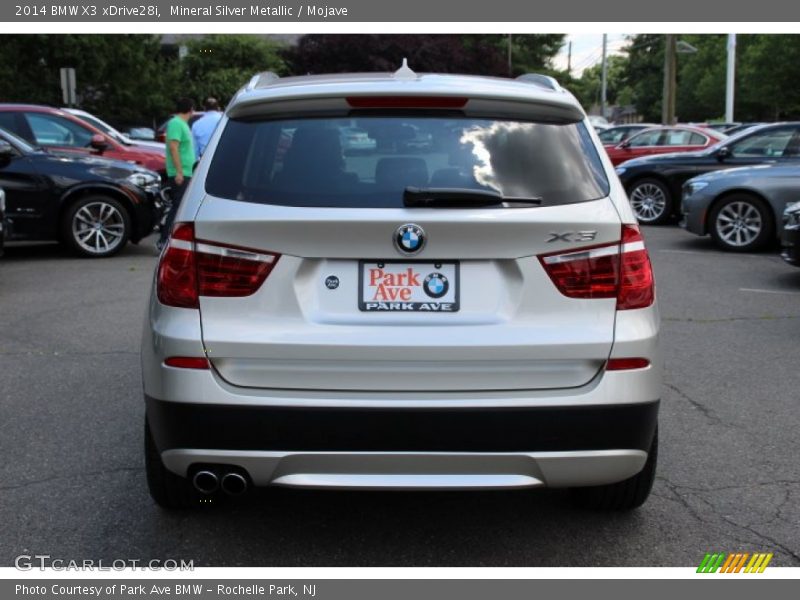 Mineral Silver Metallic / Mojave 2014 BMW X3 xDrive28i