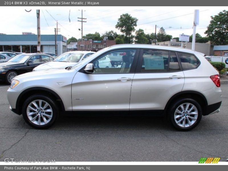 Mineral Silver Metallic / Mojave 2014 BMW X3 xDrive28i
