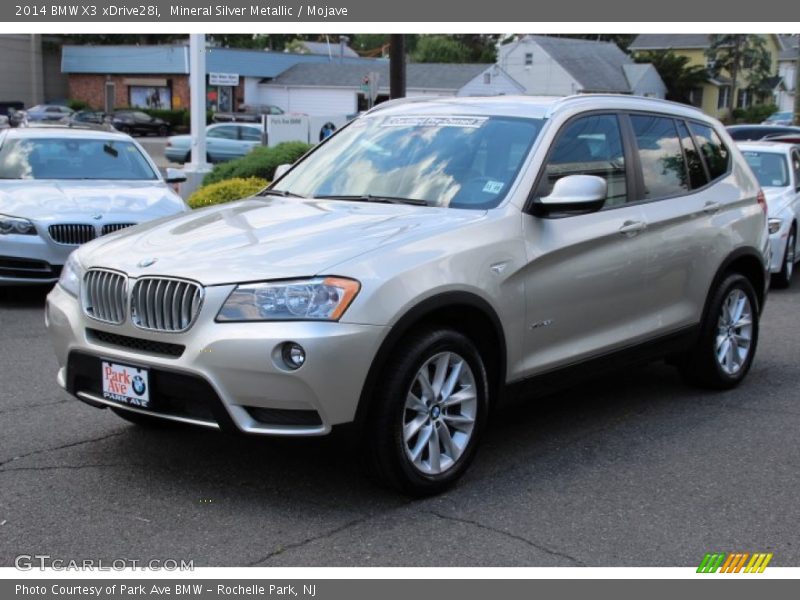 Mineral Silver Metallic / Mojave 2014 BMW X3 xDrive28i