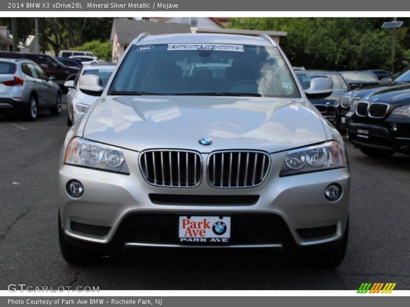 Mineral Silver Metallic / Mojave 2014 BMW X3 xDrive28i