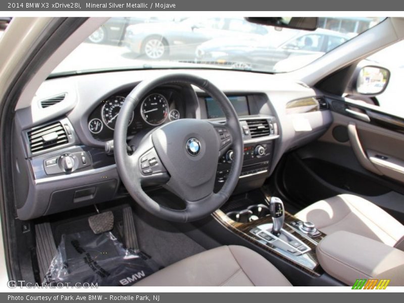 Mineral Silver Metallic / Mojave 2014 BMW X3 xDrive28i