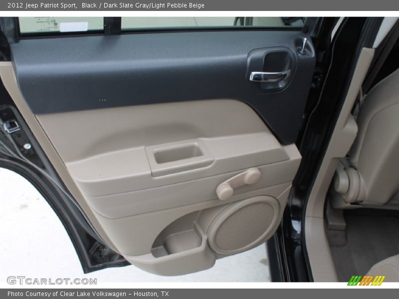 Black / Dark Slate Gray/Light Pebble Beige 2012 Jeep Patriot Sport
