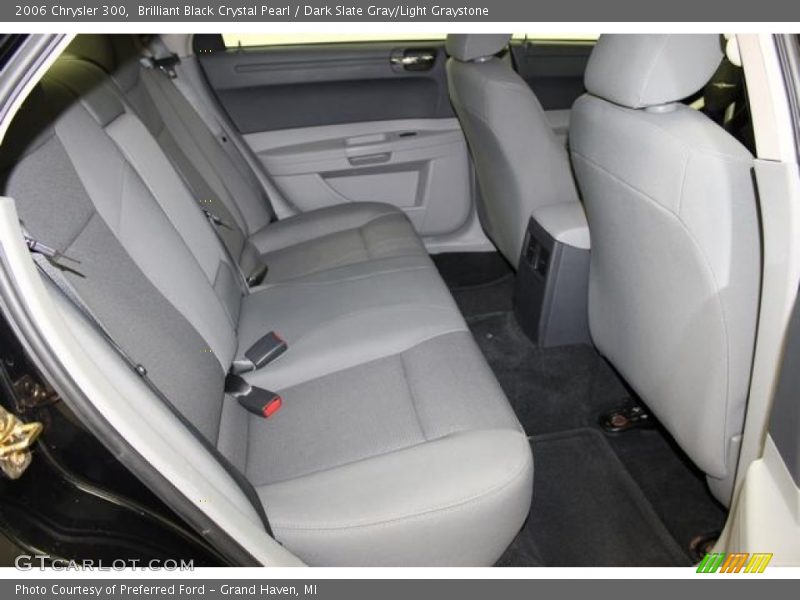 Brilliant Black Crystal Pearl / Dark Slate Gray/Light Graystone 2006 Chrysler 300