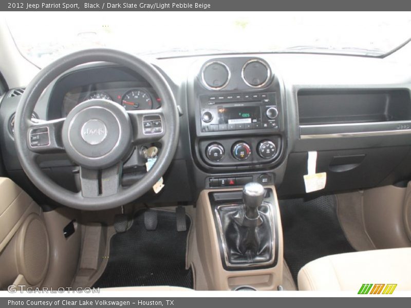 Black / Dark Slate Gray/Light Pebble Beige 2012 Jeep Patriot Sport