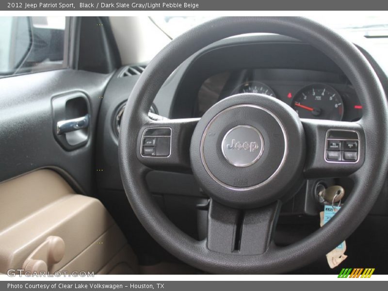 Black / Dark Slate Gray/Light Pebble Beige 2012 Jeep Patriot Sport