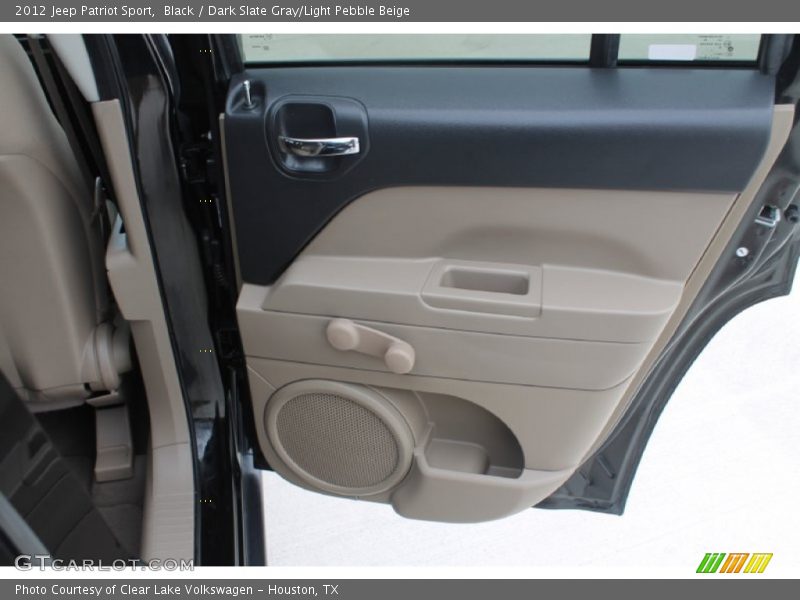 Black / Dark Slate Gray/Light Pebble Beige 2012 Jeep Patriot Sport