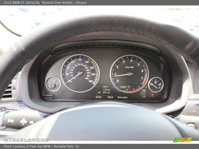 Mineral Silver Metallic / Mojave 2014 BMW X3 xDrive28i