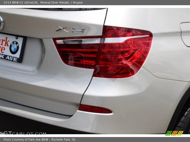 Mineral Silver Metallic / Mojave 2014 BMW X3 xDrive28i