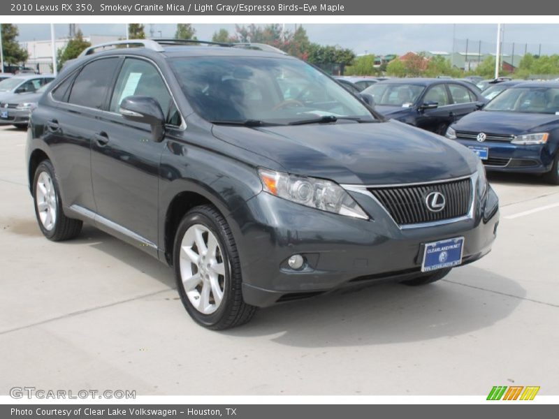 Smokey Granite Mica / Light Gray/Espresso Birds-Eye Maple 2010 Lexus RX 350