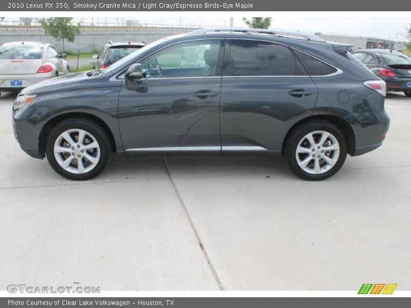 Smokey Granite Mica / Light Gray/Espresso Birds-Eye Maple 2010 Lexus RX 350