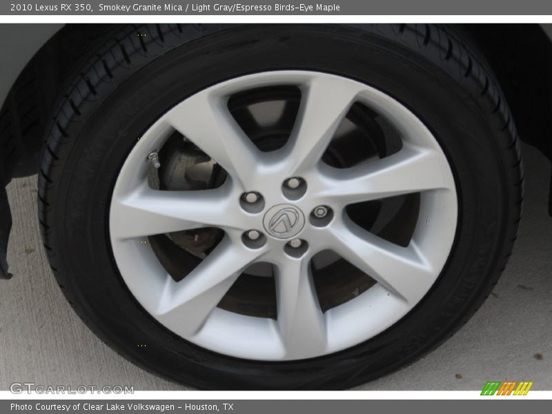 Smokey Granite Mica / Light Gray/Espresso Birds-Eye Maple 2010 Lexus RX 350