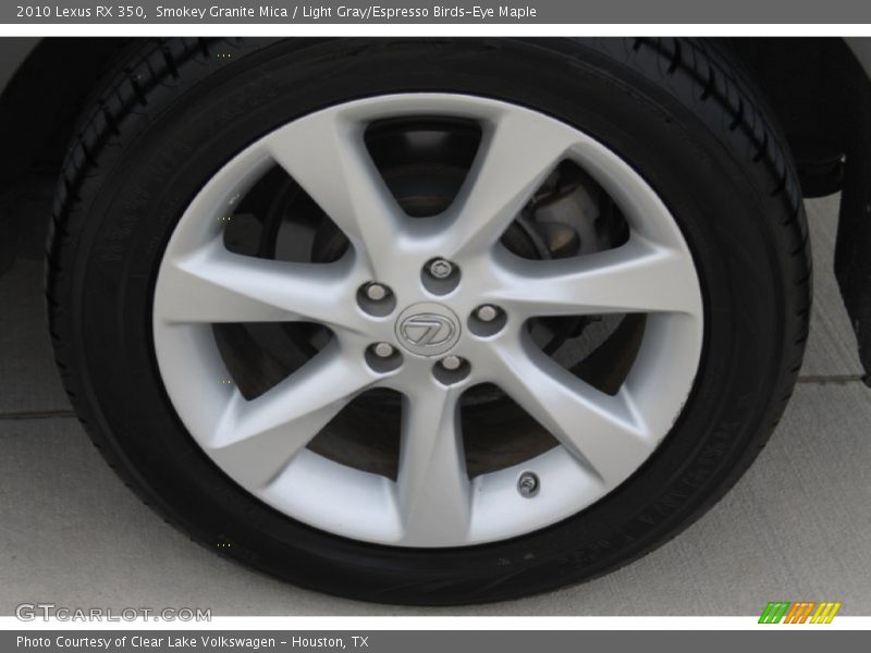 Smokey Granite Mica / Light Gray/Espresso Birds-Eye Maple 2010 Lexus RX 350
