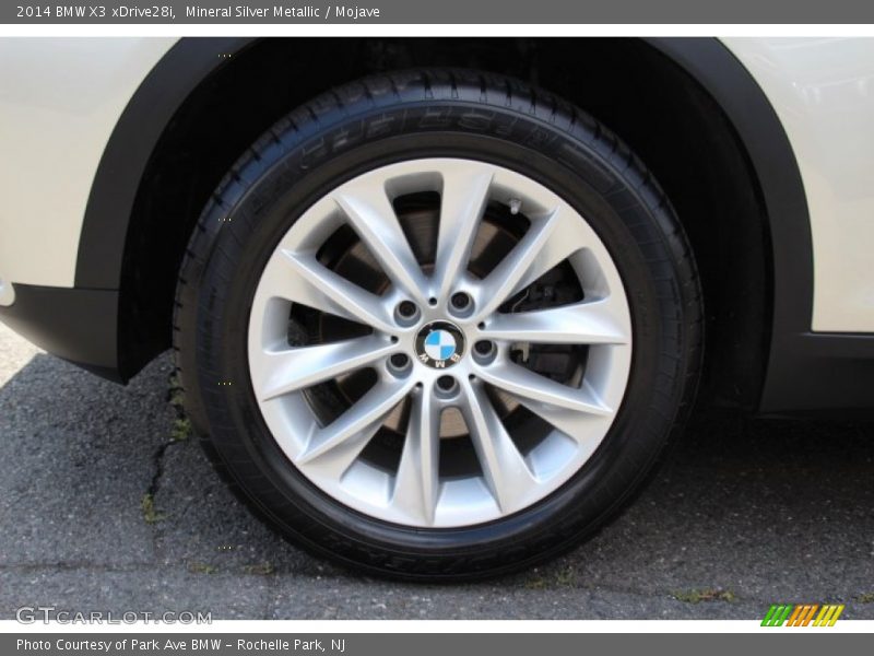 Mineral Silver Metallic / Mojave 2014 BMW X3 xDrive28i