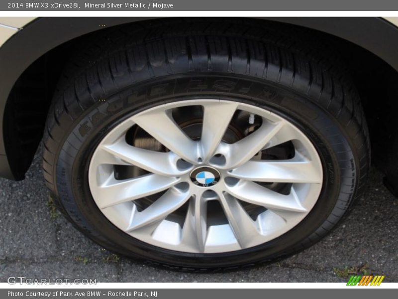Mineral Silver Metallic / Mojave 2014 BMW X3 xDrive28i