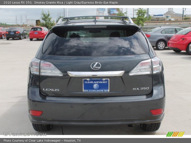Smokey Granite Mica / Light Gray/Espresso Birds-Eye Maple 2010 Lexus RX 350