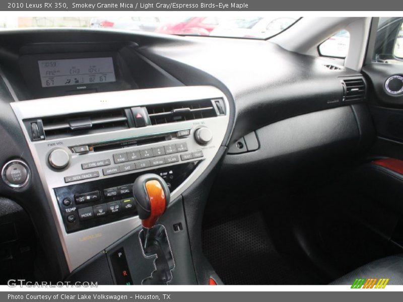 Smokey Granite Mica / Light Gray/Espresso Birds-Eye Maple 2010 Lexus RX 350