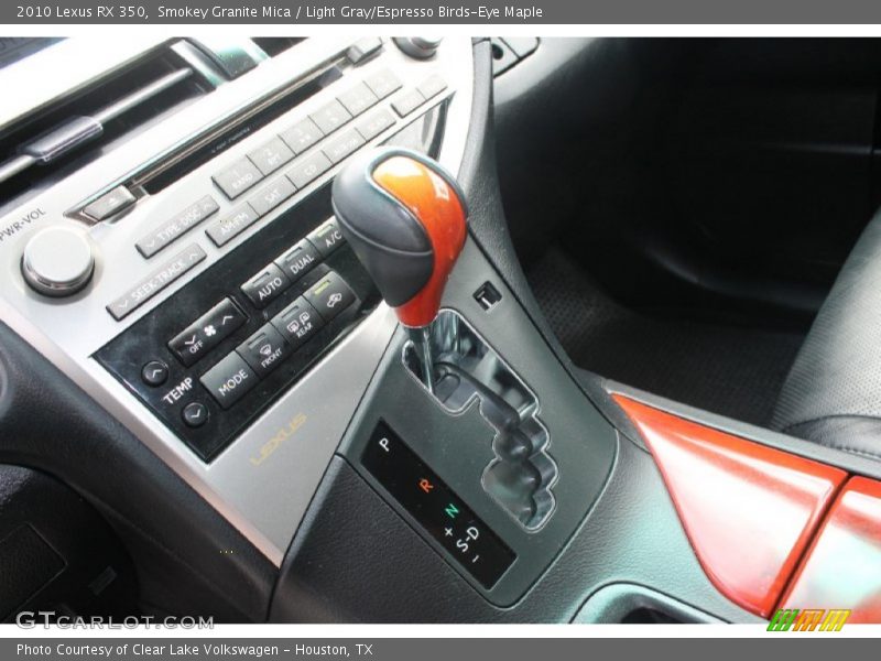 Smokey Granite Mica / Light Gray/Espresso Birds-Eye Maple 2010 Lexus RX 350