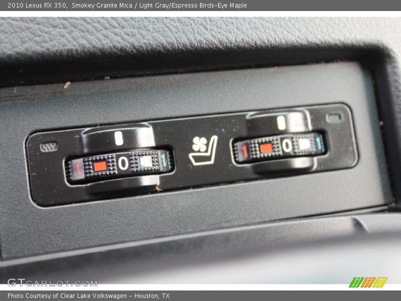 Smokey Granite Mica / Light Gray/Espresso Birds-Eye Maple 2010 Lexus RX 350