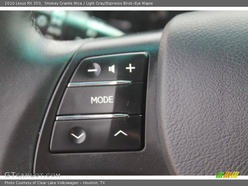 Smokey Granite Mica / Light Gray/Espresso Birds-Eye Maple 2010 Lexus RX 350