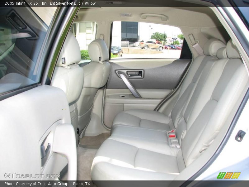 Brilliant Silver Metallic / Willow 2005 Infiniti FX 35