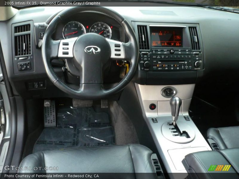 Diamond Graphite Gray / Graphite 2005 Infiniti FX 35