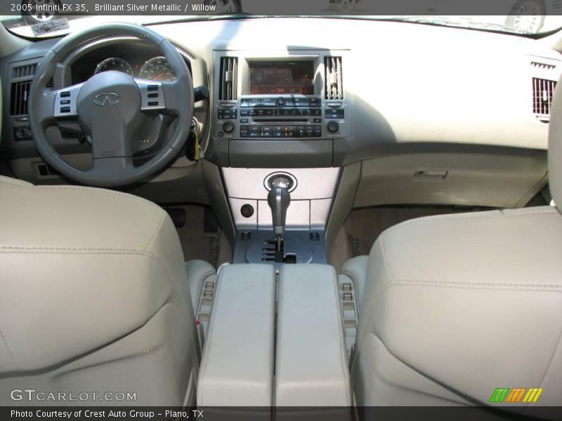 Brilliant Silver Metallic / Willow 2005 Infiniti FX 35