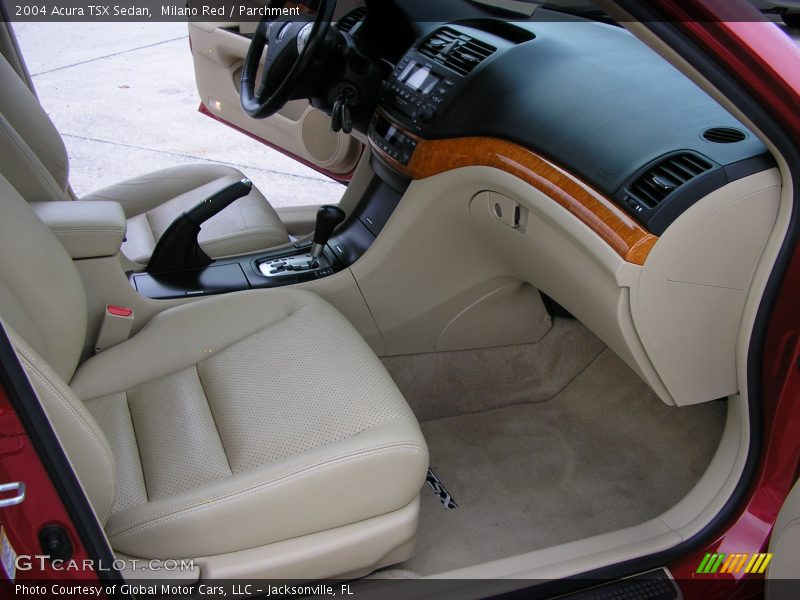 Milano Red / Parchment 2004 Acura TSX Sedan