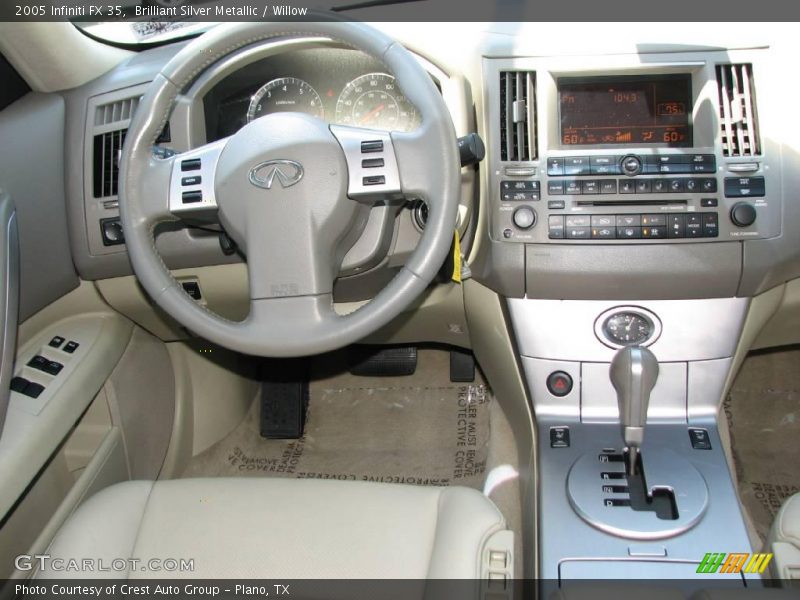Brilliant Silver Metallic / Willow 2005 Infiniti FX 35