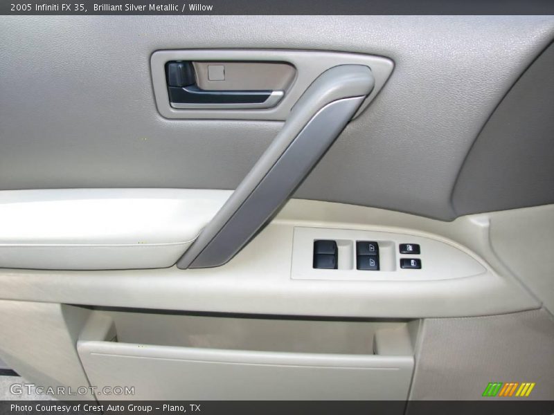 Brilliant Silver Metallic / Willow 2005 Infiniti FX 35