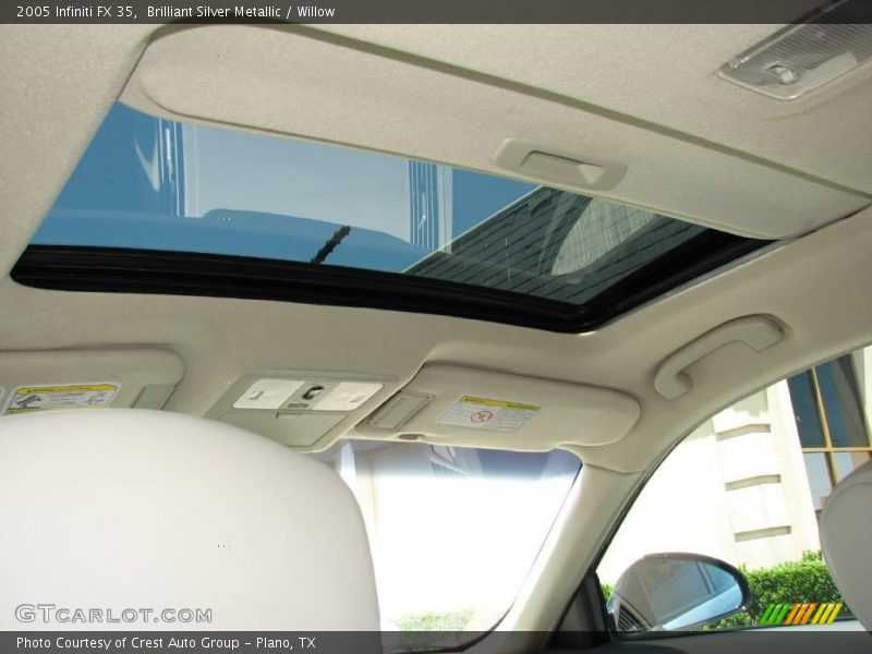Brilliant Silver Metallic / Willow 2005 Infiniti FX 35