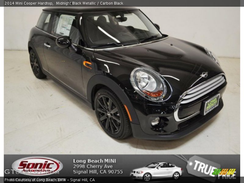 Midnight Black Metallic / Carbon Black 2014 Mini Cooper Hardtop