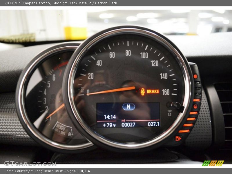 Midnight Black Metallic / Carbon Black 2014 Mini Cooper Hardtop