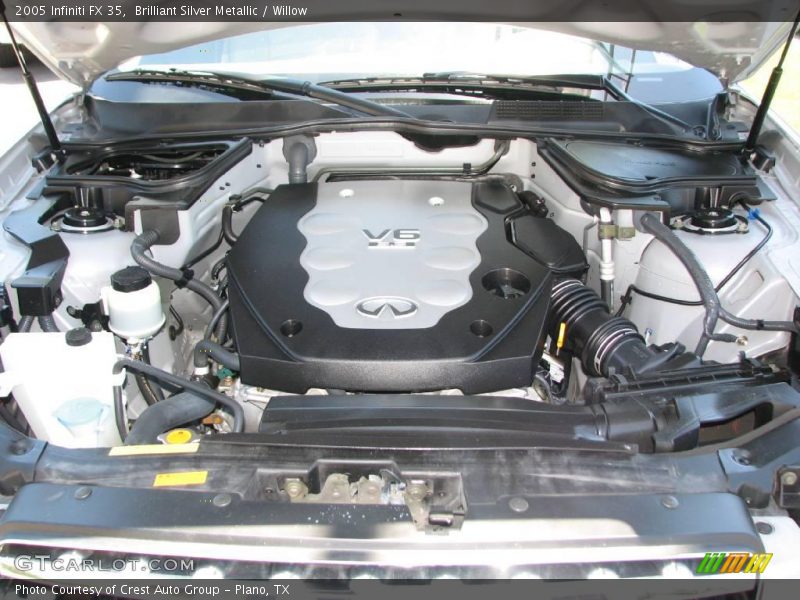 Brilliant Silver Metallic / Willow 2005 Infiniti FX 35