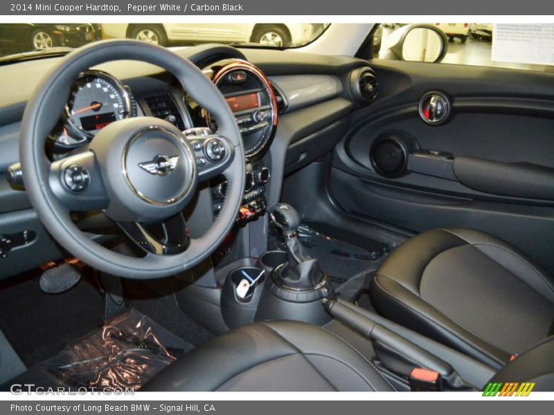 Pepper White / Carbon Black 2014 Mini Cooper Hardtop
