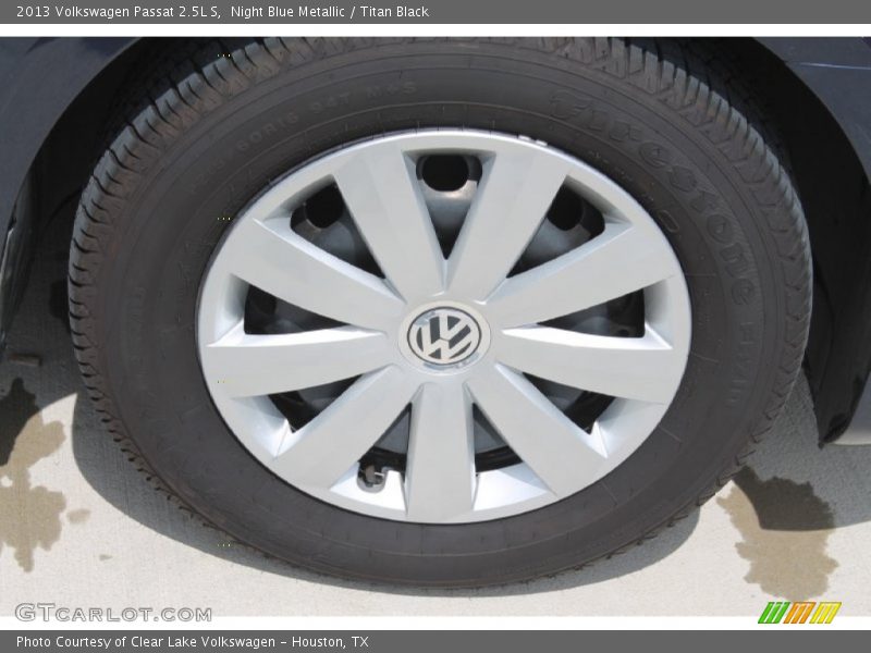 Night Blue Metallic / Titan Black 2013 Volkswagen Passat 2.5L S