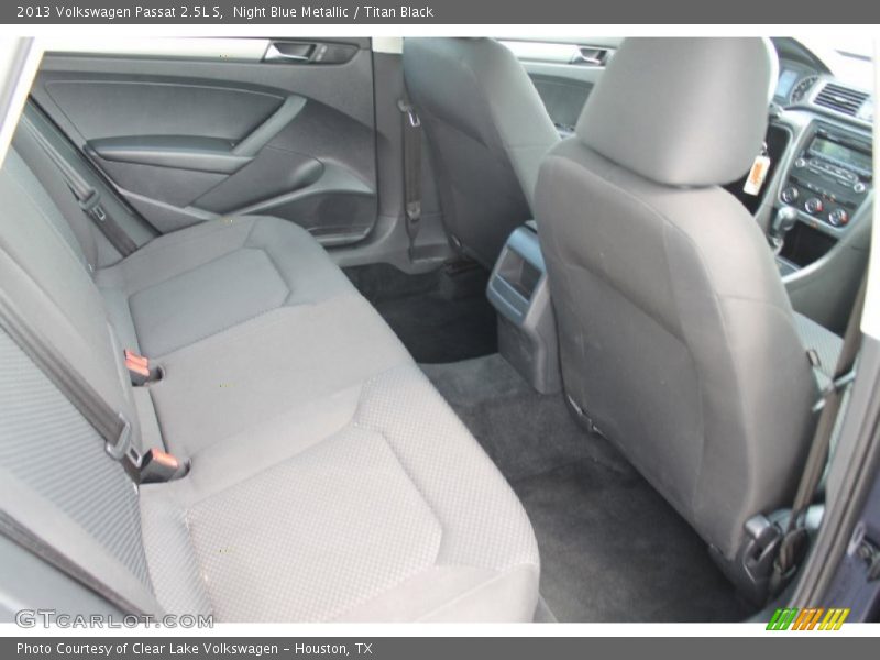 Night Blue Metallic / Titan Black 2013 Volkswagen Passat 2.5L S