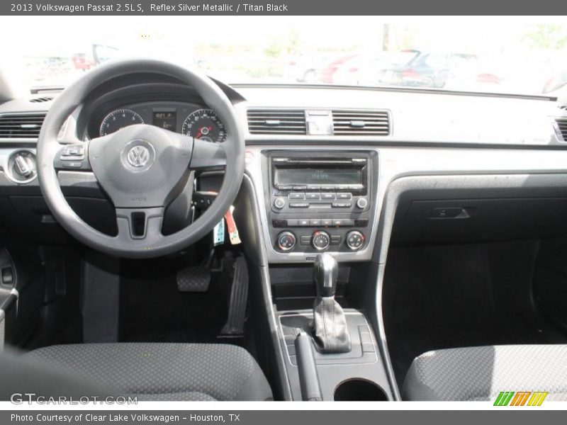 Reflex Silver Metallic / Titan Black 2013 Volkswagen Passat 2.5L S