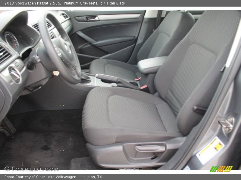 Platinum Gray Metallic / Titan Black 2013 Volkswagen Passat 2.5L S