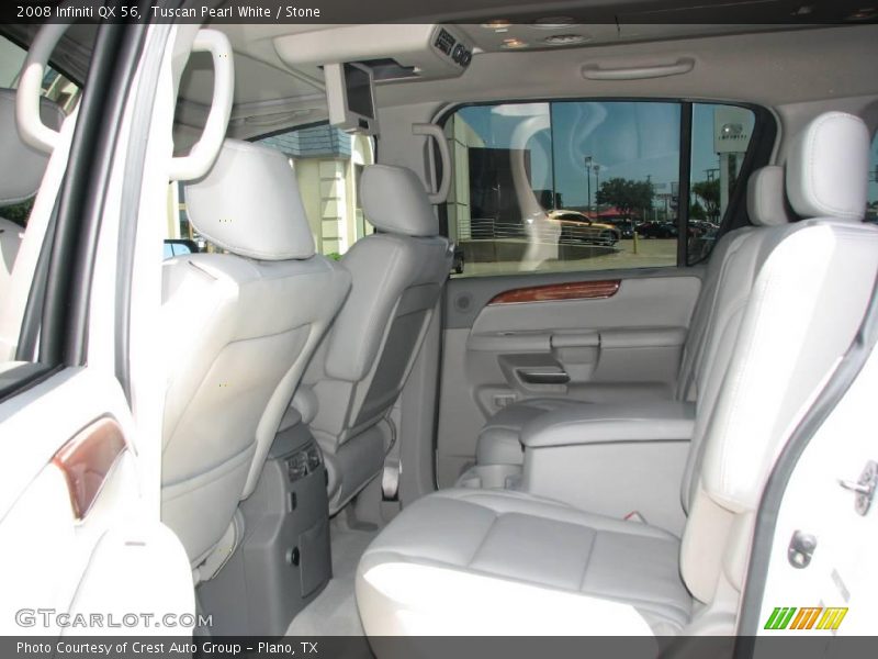 Tuscan Pearl White / Stone 2008 Infiniti QX 56