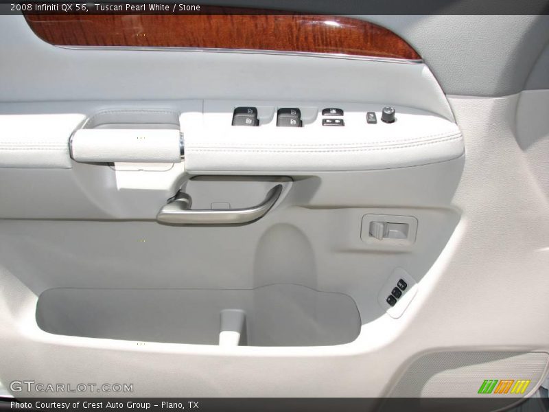 Tuscan Pearl White / Stone 2008 Infiniti QX 56