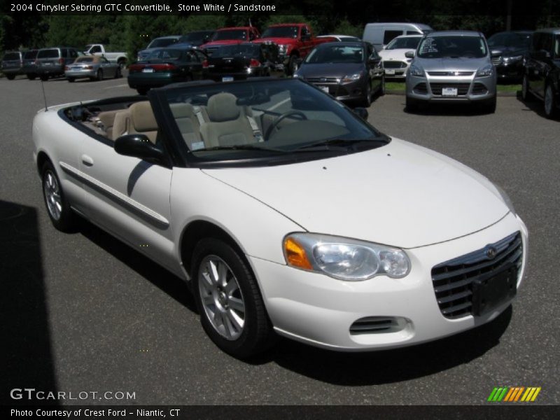 Stone White / Sandstone 2004 Chrysler Sebring GTC Convertible