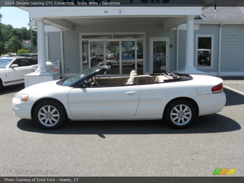 Stone White / Sandstone 2004 Chrysler Sebring GTC Convertible