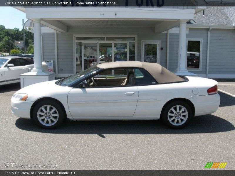 Stone White / Sandstone 2004 Chrysler Sebring GTC Convertible