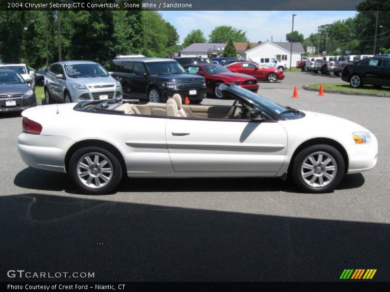 Stone White / Sandstone 2004 Chrysler Sebring GTC Convertible