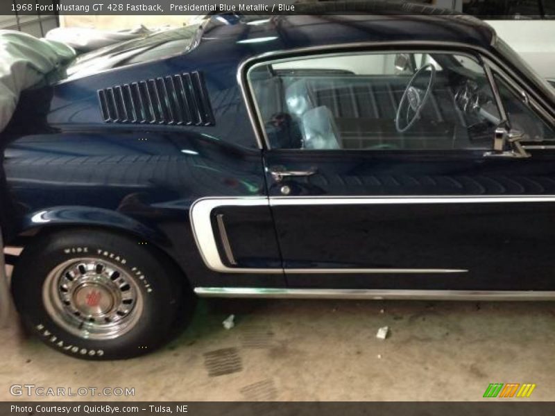Presidential Blue Metallic / Blue 1968 Ford Mustang GT 428 Fastback