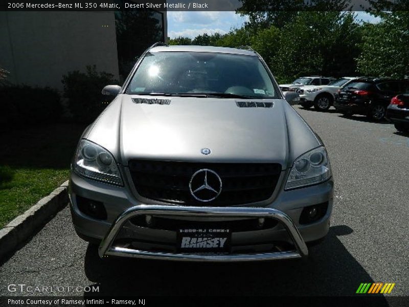 Desert Silver Metallic / Black 2006 Mercedes-Benz ML 350 4Matic