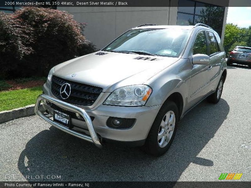 Desert Silver Metallic / Black 2006 Mercedes-Benz ML 350 4Matic