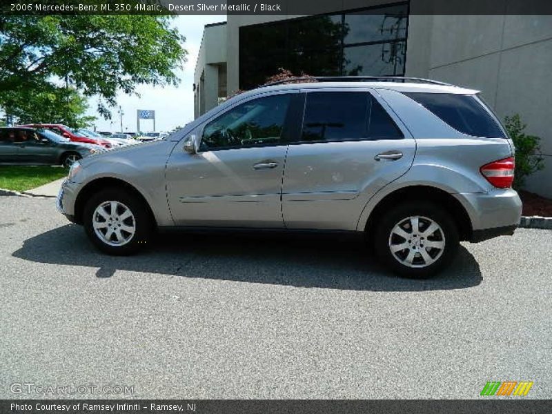 Desert Silver Metallic / Black 2006 Mercedes-Benz ML 350 4Matic