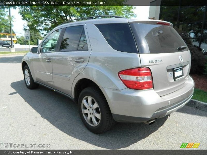Desert Silver Metallic / Black 2006 Mercedes-Benz ML 350 4Matic
