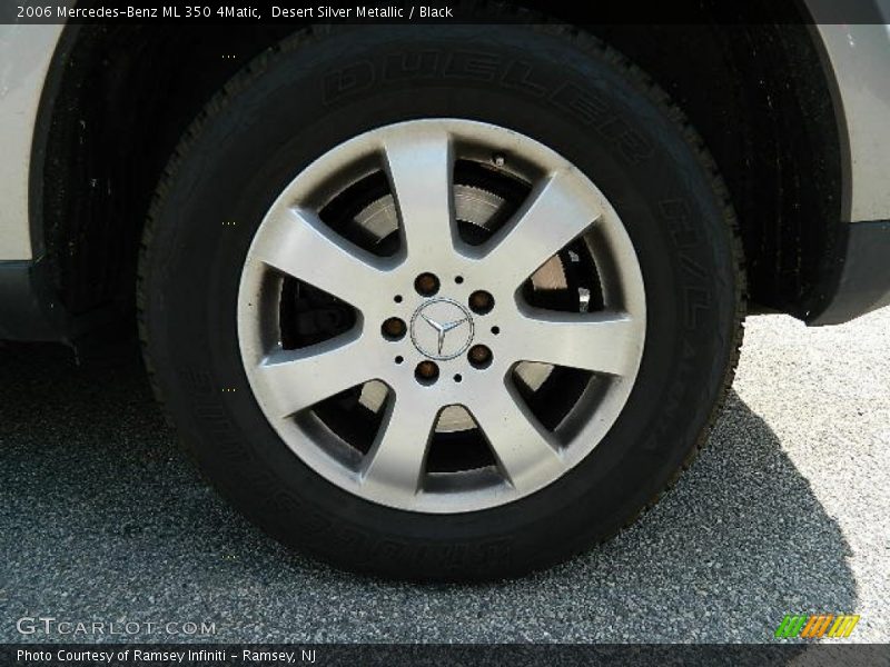 Desert Silver Metallic / Black 2006 Mercedes-Benz ML 350 4Matic
